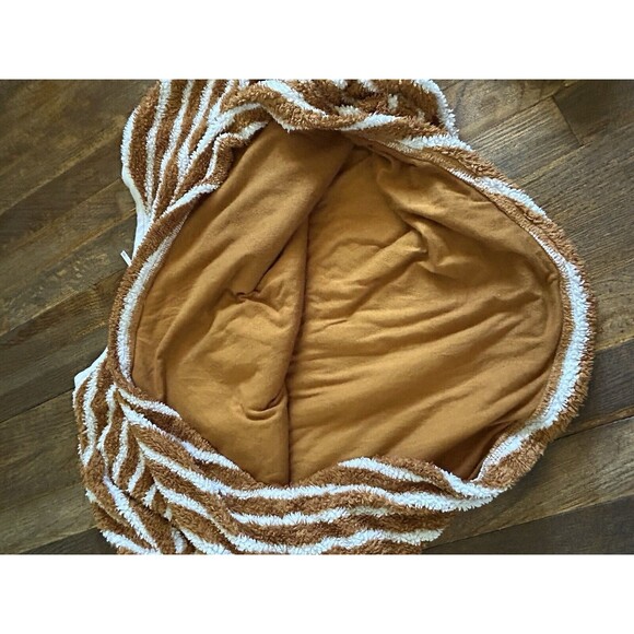 Free People Breton Striped Pullover Sweater Medium M Autumn Peal - Picture 7 of 7